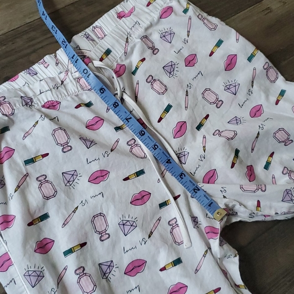 VS Victoria's Secret Lipstick Lips Diamond PJ Pant - Picture 8 of 9